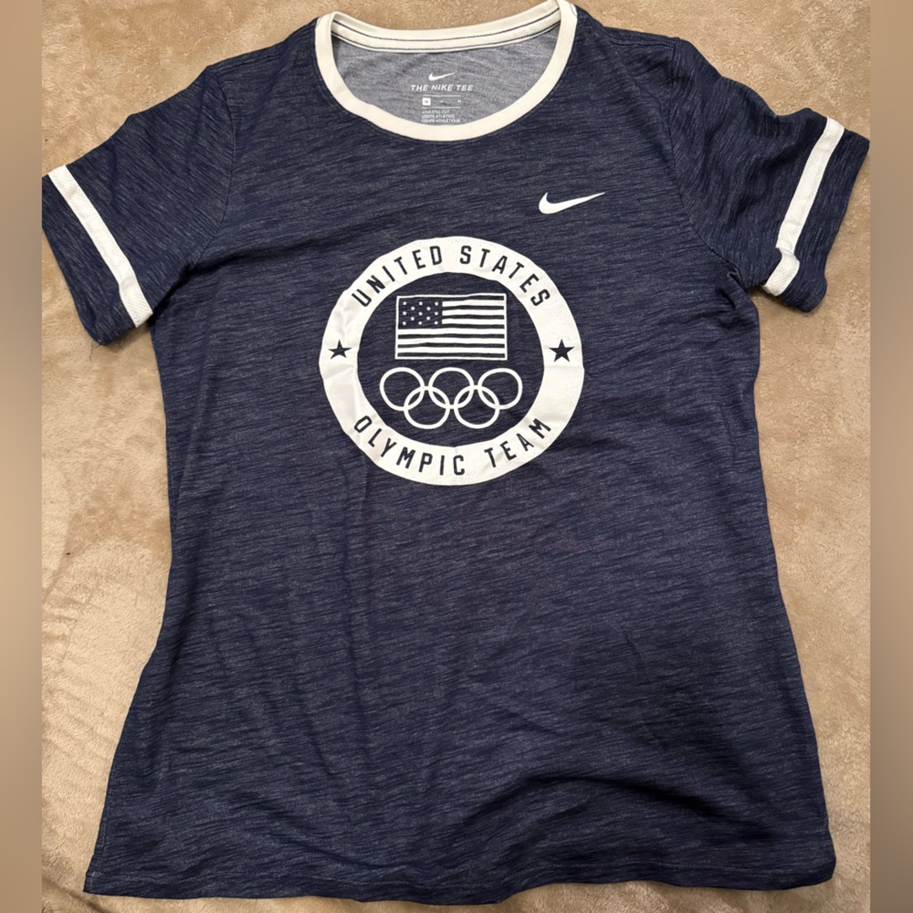 Nike Navy Team USA T Shirt